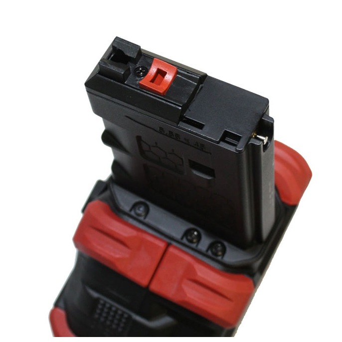 ARMORER WORKS WE M16/M4シリーズ GBB用 アダプティブ ドラムマガジン B/R