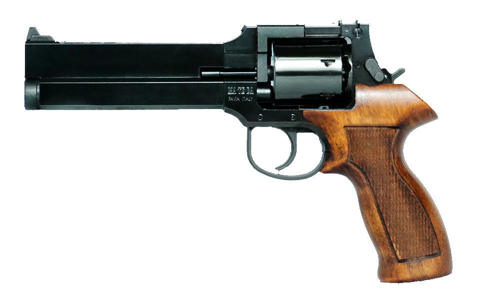 マルシン　リボルバー オリジナル木製ケース付き マルシン マテバリボルバー/6mm/X/WDB/4インチ/ブナ製木グリ