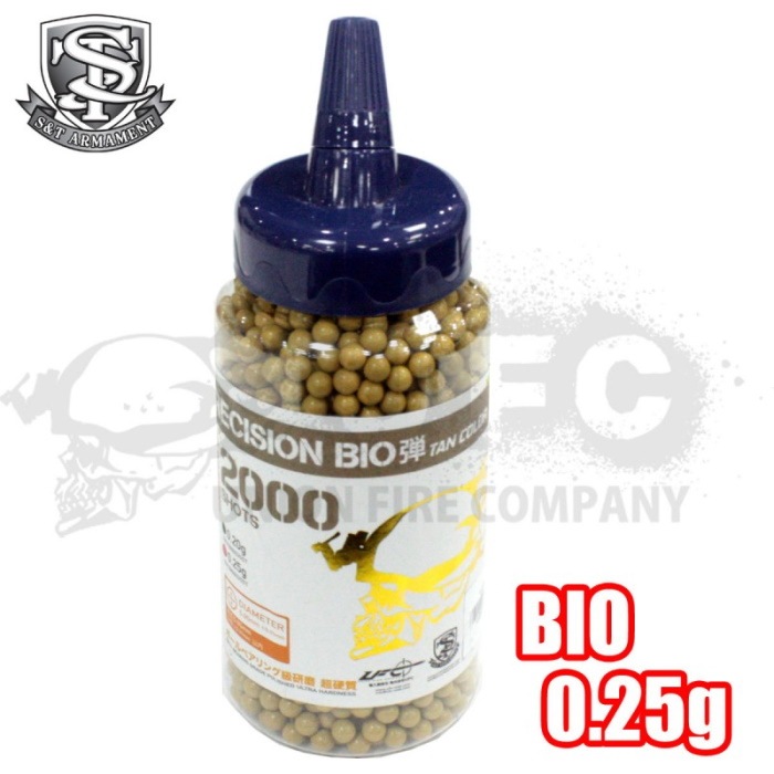 S&T NEW PRECISION 6mm �Х���BB��(BIO) 0.25g ��2000ȯ TAN