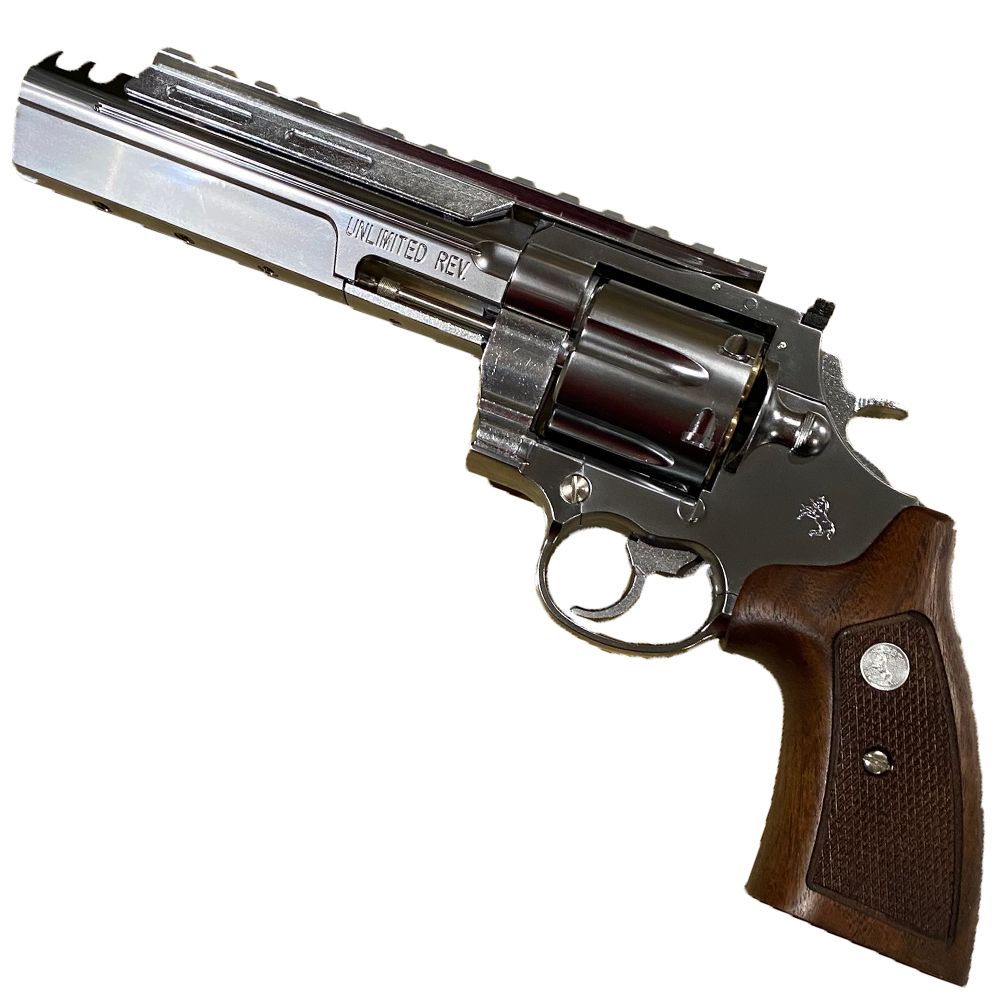 マルシン アンリミテッドリボルバー/6mm/X/ABS/木グリ/SV|リボルバー|マルシン