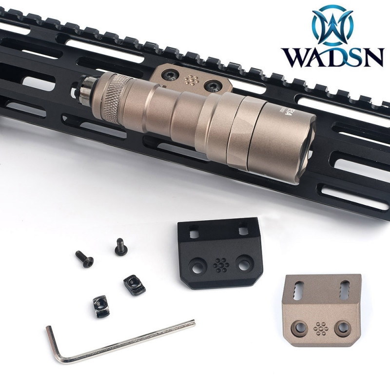 WADSN M300&M600 �ե�å���饤���� ���ե��åȥ١��� Keymod & M-LOK�ʳƥ��顼�����