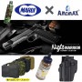 【東京マルイ×AMOMAXセット】東京マルイ ガスブローバックガン　ナイトウォーリア【対応ホルスター＆オプション付き】【H】|ガスハンドガン|商品一覧