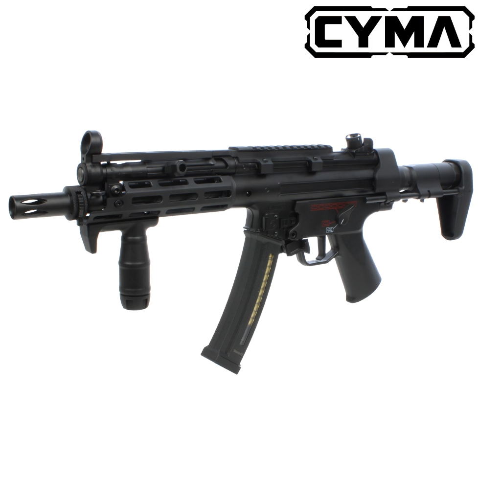 CYMA製電動ガンMP5 PDW　注意点有り CYMA Enhanced MP5 PDWストック フルメタル電動ガン(E-Shooter)【180