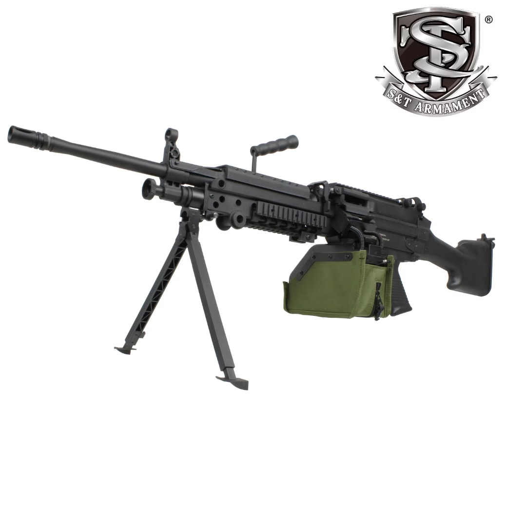 10月21日入荷】S&T M249 SAW E2 BK スポーツライン電動ガン【BOX