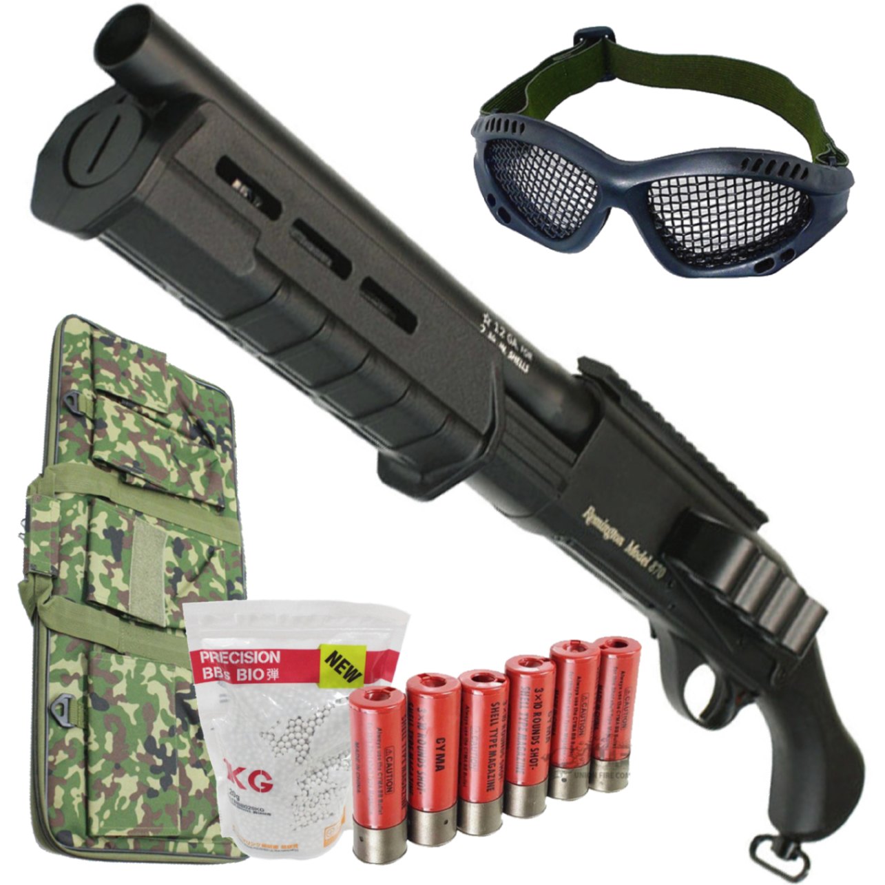 【東京マルイ】M870TACTICALドットサイト、スコープ、シェルセット 東京マルイ】M870TACTICALドットサイト、スコープ、シェルセット
