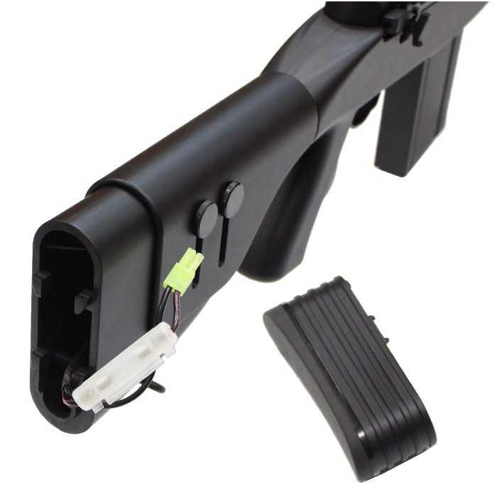 CM032DBK M14 DMR plastic stock フルメタル電動ガン BK【180日間安心 