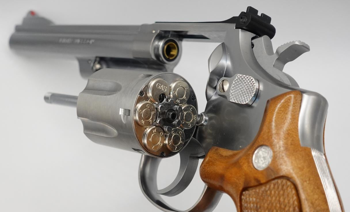 タナカ S&W M68 CHP 美品 限定別注モデル タナカ S&W M68 C.H.P. First Derivery 6インチ Ver.3 モデルガン