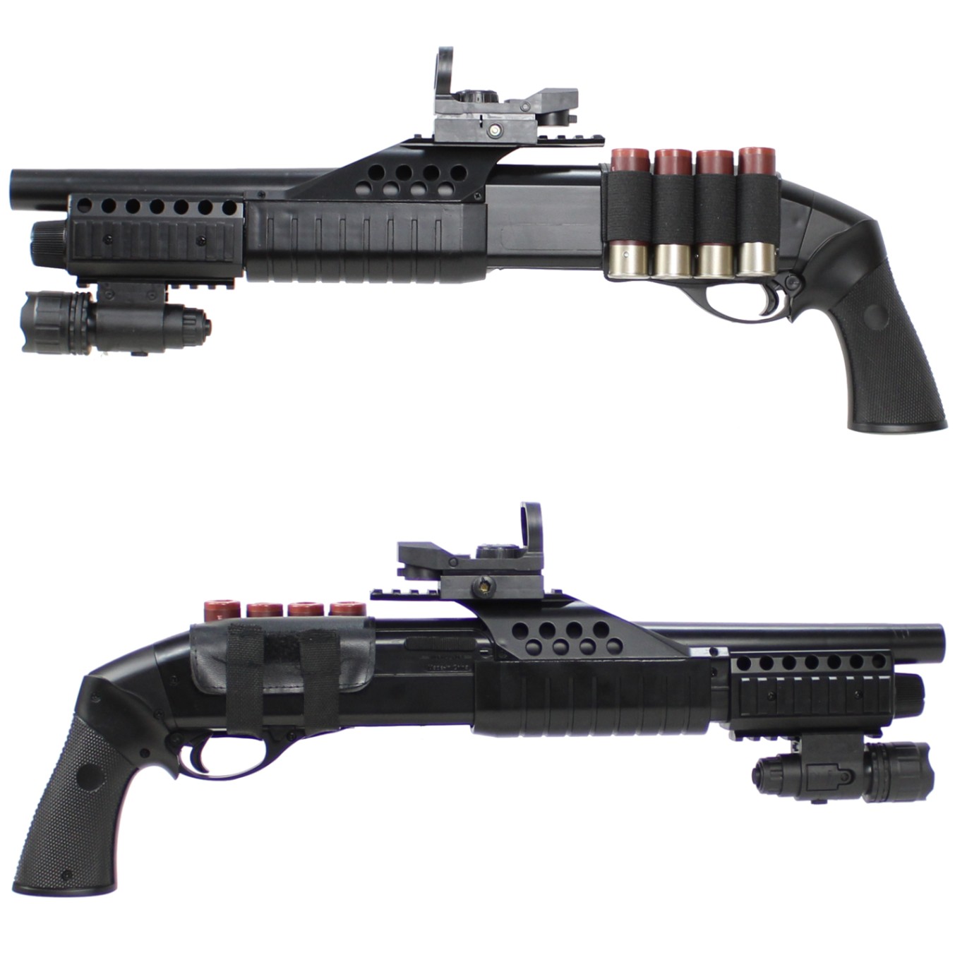 月間セール】AGM M180 リボルバーグリップ エアコッキングショットガン Set