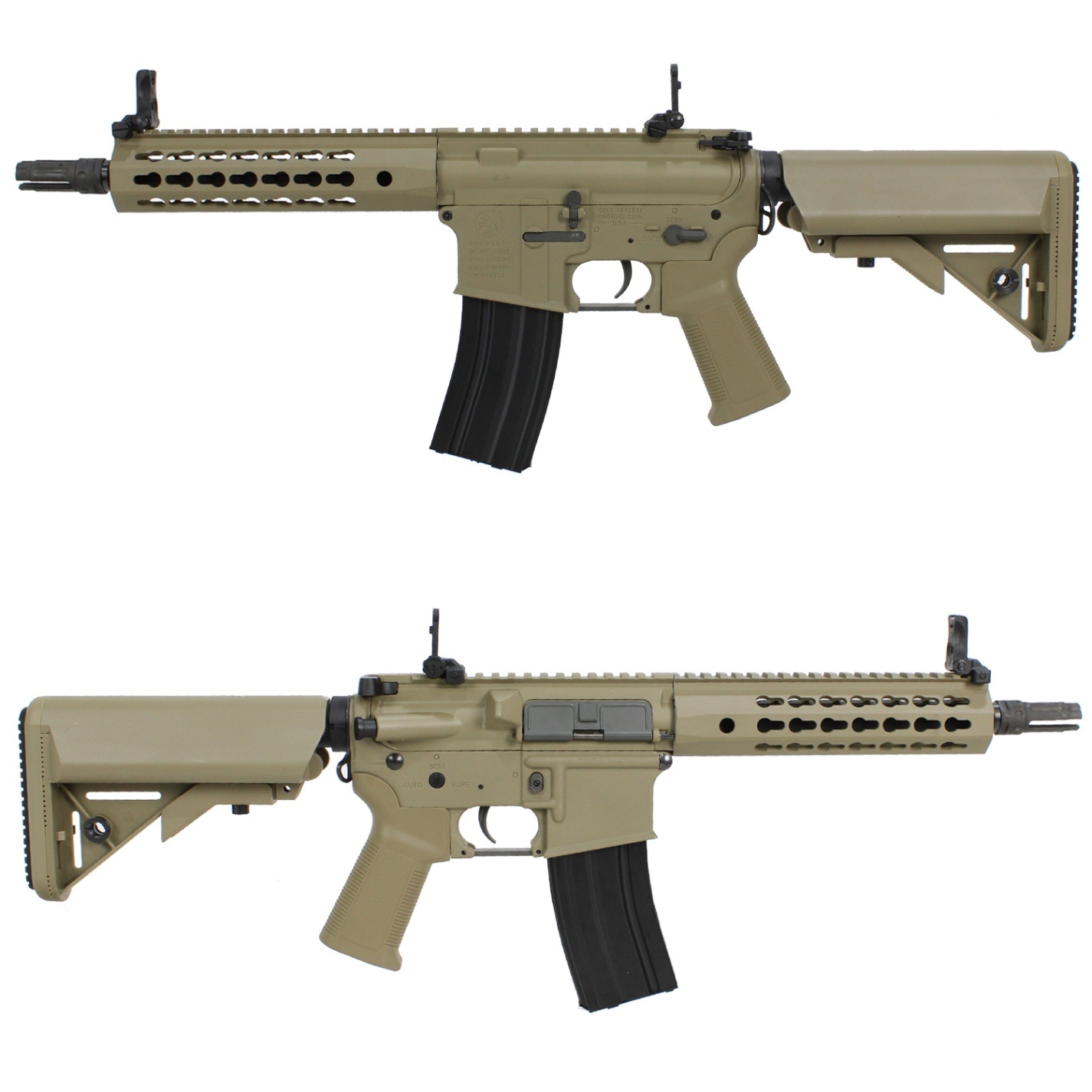 S&T M4 URX4 KM8 チャレンジャーライン G3電動ガン DE(COLT刻印)（電子
