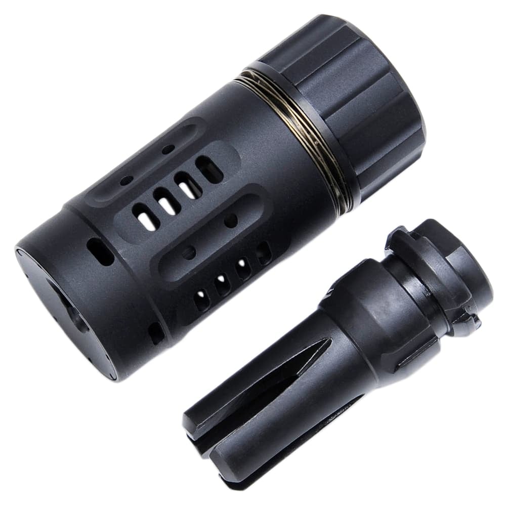 5KU Dead Air Pyro タイプ マズルフラッシュ機能搭載 トレーサー 5KU DEAD AIR Pyro タイプ エンハンスド マズルブレーキ BK