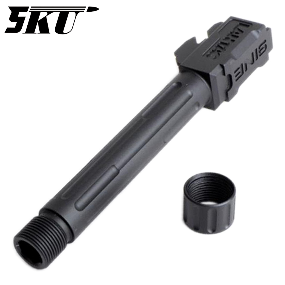 5KU LANTAC 9INE スレッディド アウターバレル 14mm 逆ネジ (東京