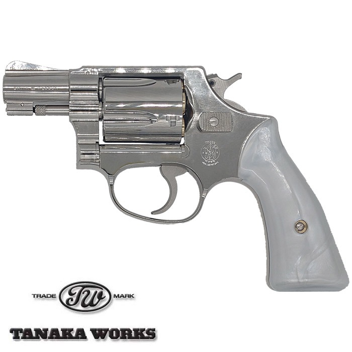 タナカ S&W M36 ニッケルフィニッシュ ガスガン タナカ S&W M36 スクエアバット ニッケルフィニッシュ | GUNの細道
