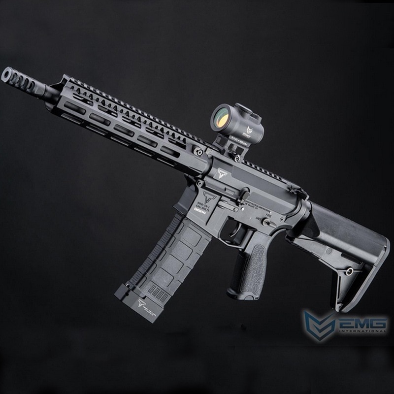 EMG/CYMA TTI TR-1 M4E1 10インチ フルメタル電動ガン BK【180