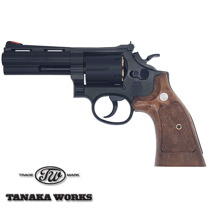 タナカ Smolt Revolver 4インチ Square Butt Ver.3 モデルガン HW