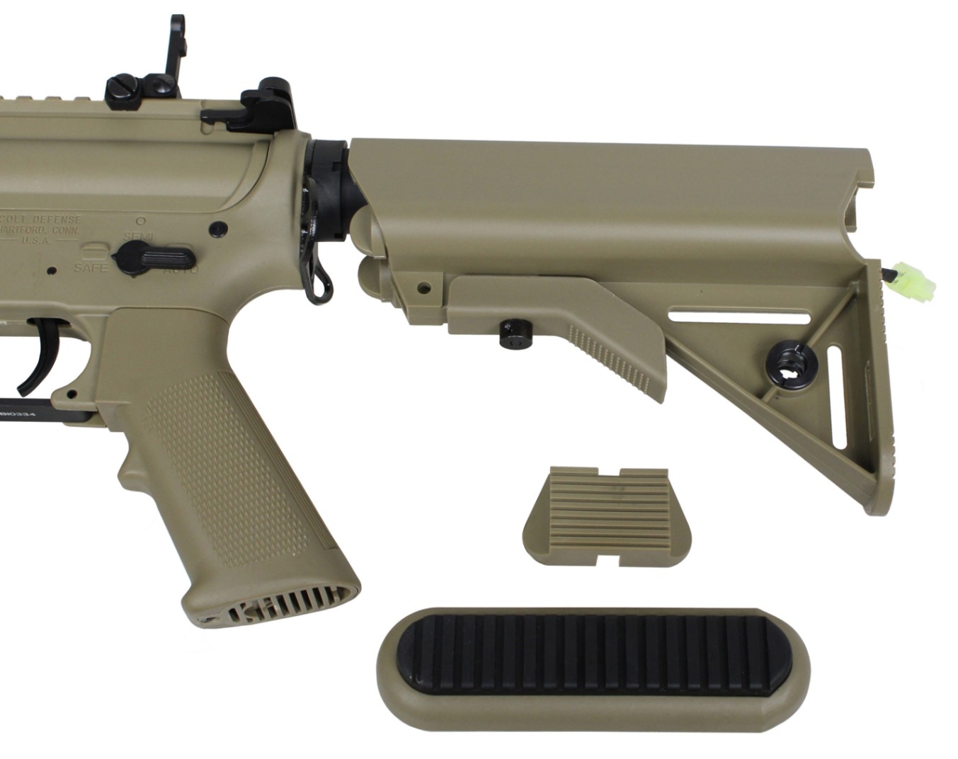 M4CQBセット！  防弾チョッキ 美品 銃 S＆T M4 CQB FF7インチ チャレンジャーライン G3電動ガン / M4