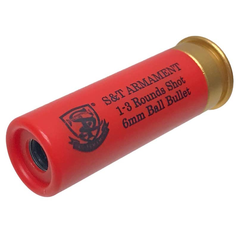 レッドショット5本入り 4月24日入荷】S&T ウィンチェスター M1887用 ショットシェル Red (5個
