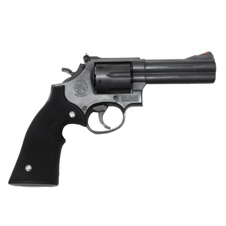 マルシン M586 4インチ モデルガン プラグリップ HW ブラック 完成品