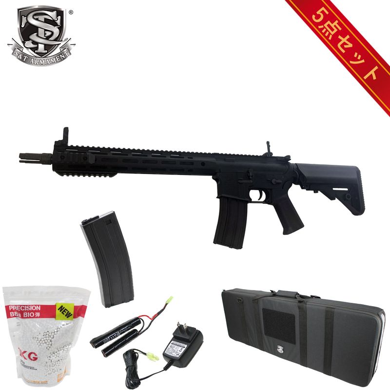 S&T M4 URX4 M-LOK 14.5�� �����󥸥㡼�饤�� G3��ư���� BK��COLT������ˡڹ��6�����åȡ�