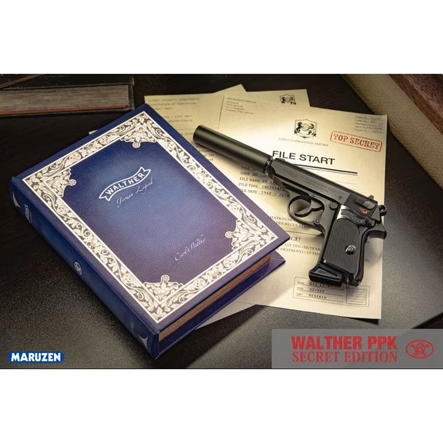 マルゼン ワルサーPPK シークレットエディション サイレンサー付き 4月17日メーカー発売予約】マルゼン ワルサーPPK シークレット