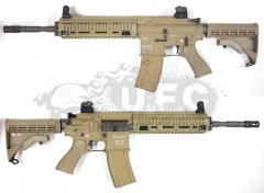We-Tech ガスブローバック HK416（カービン） TAN
