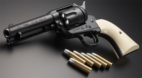 【マルシン】コルトSAA.45 ブラックHW Xカートリッジ マルシン コルトS.A.A.45ピースメーカー・XカートリッジシリーズHW BK