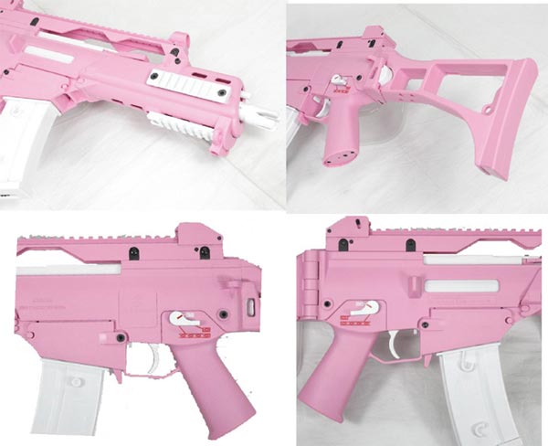 S&T G36C Competition 電動ガン Pink 【バッテリー＆充電器つき