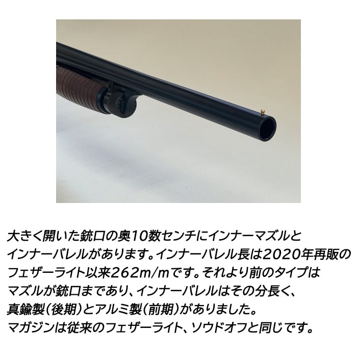 KTW イサカM37 エア- フェザーライト フルメタルモデル
