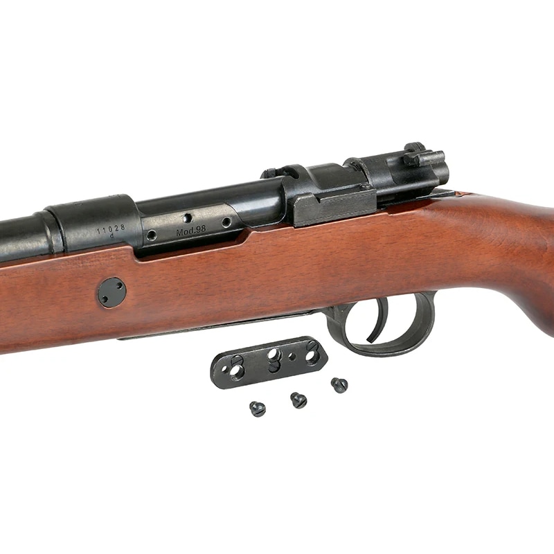 S&T Kar98k エアーコッキングライフル リアルウッド【スコープセット】