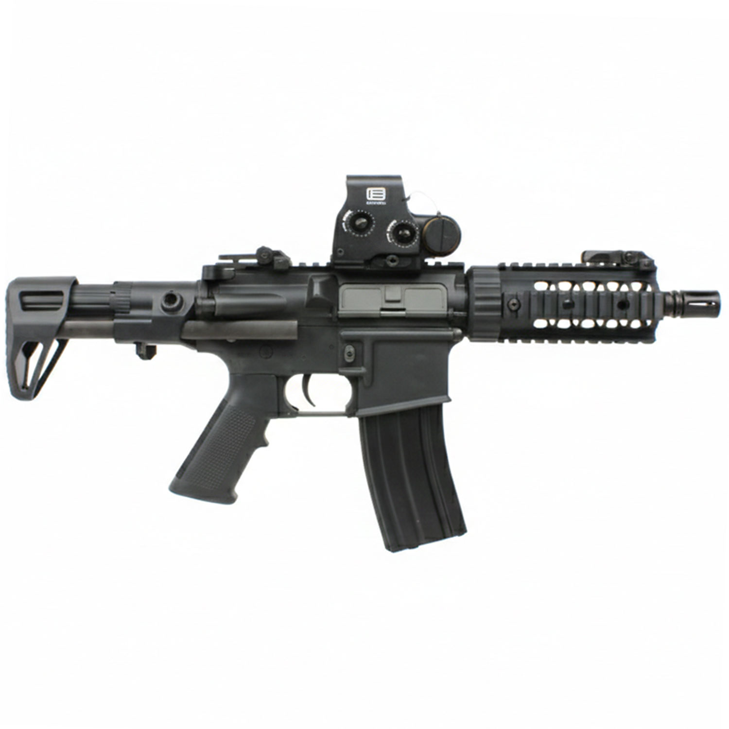 S&T M4 FF PDW-S チャレンジャーライン G3電動ガン BK(COLT刻印)【EXPS3タイプドットサイトセット】