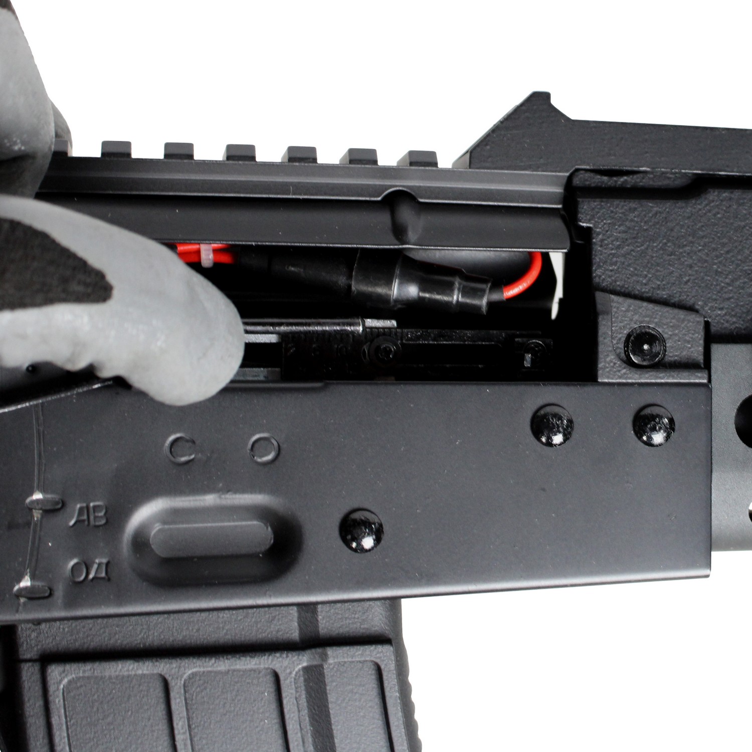 CM076B SI AK TRAX1 KEYMOD フルメタル電動ガン BK【180日間安心保証つき】