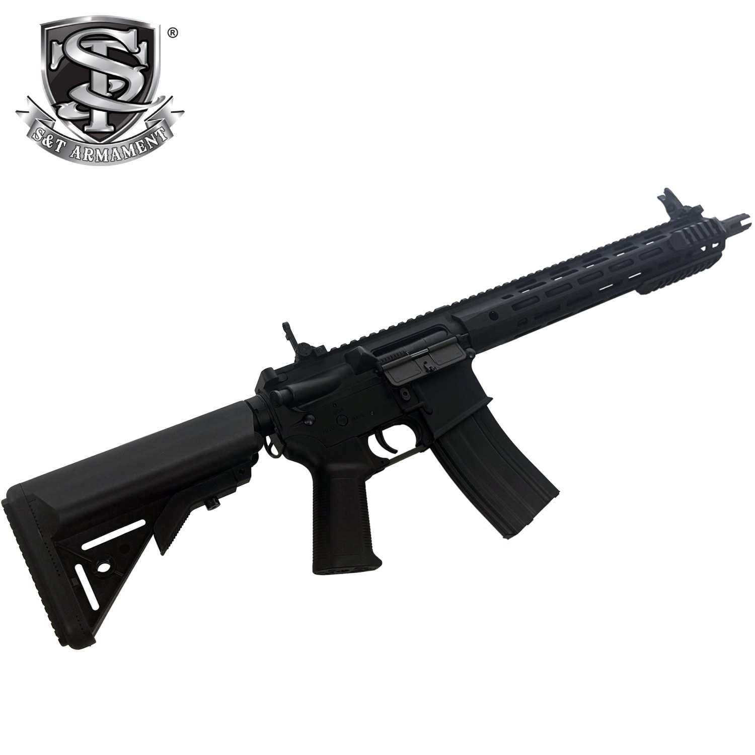 S&T M4 URX4 M-LOK 14.5����� �����󥸥㡼�饤�� G3��ư����BK(COLT���)���Żҥȥꥬ�������ƥ���ܡˡ�180���ְ¿��ݾڤĤ���