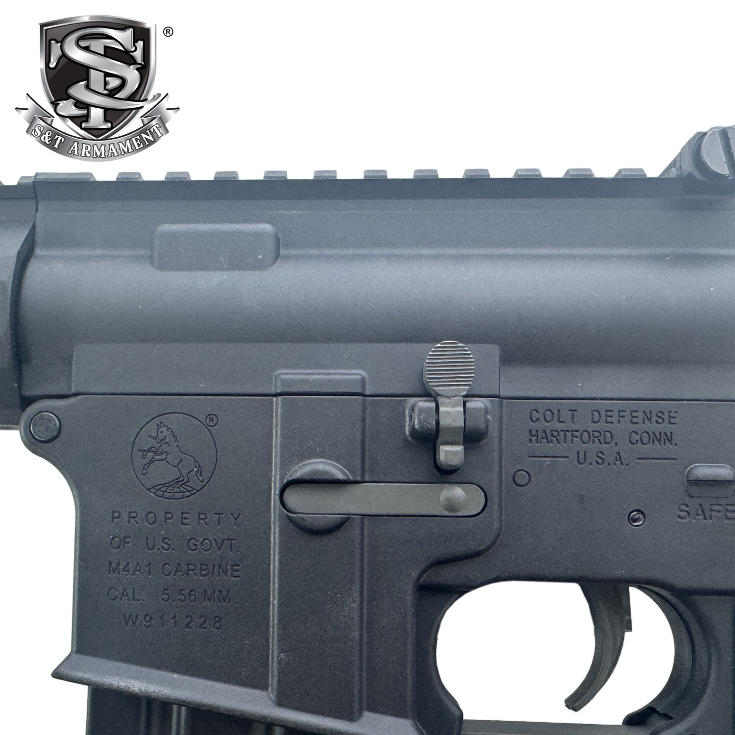 S&T M4 URX4 M-LOK 14.5����� �����󥸥㡼�饤�� G3��ư����BK(COLT���)���Żҥȥꥬ�������ƥ���ܡˡ�180���ְ¿��ݾڤĤ���