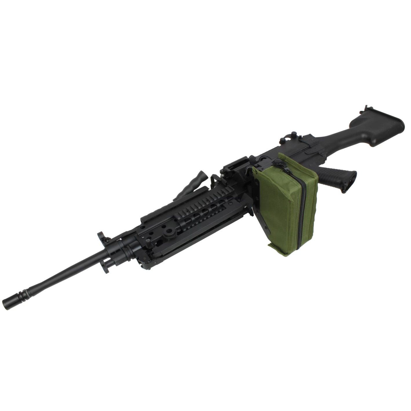 S&T M249 SAW E2 電動ガン S&T M249 SAW E2 BK スポーツライン電動ガン【BOXマガジン仕様】※FN