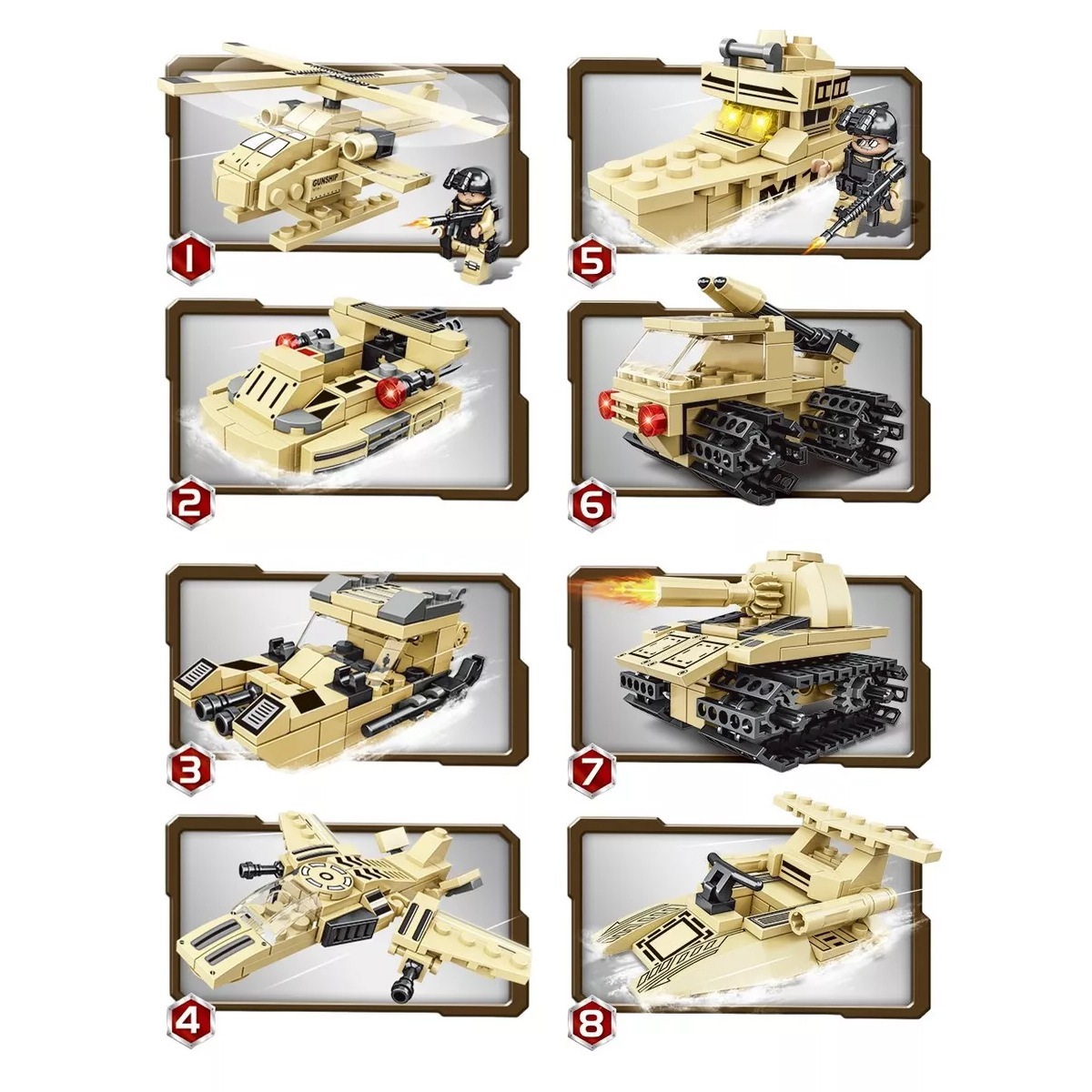 �ڿ����ʡ�M1A1 �����֥�ॹ ��֥����� 8in1 �Ϸ��֥��å�