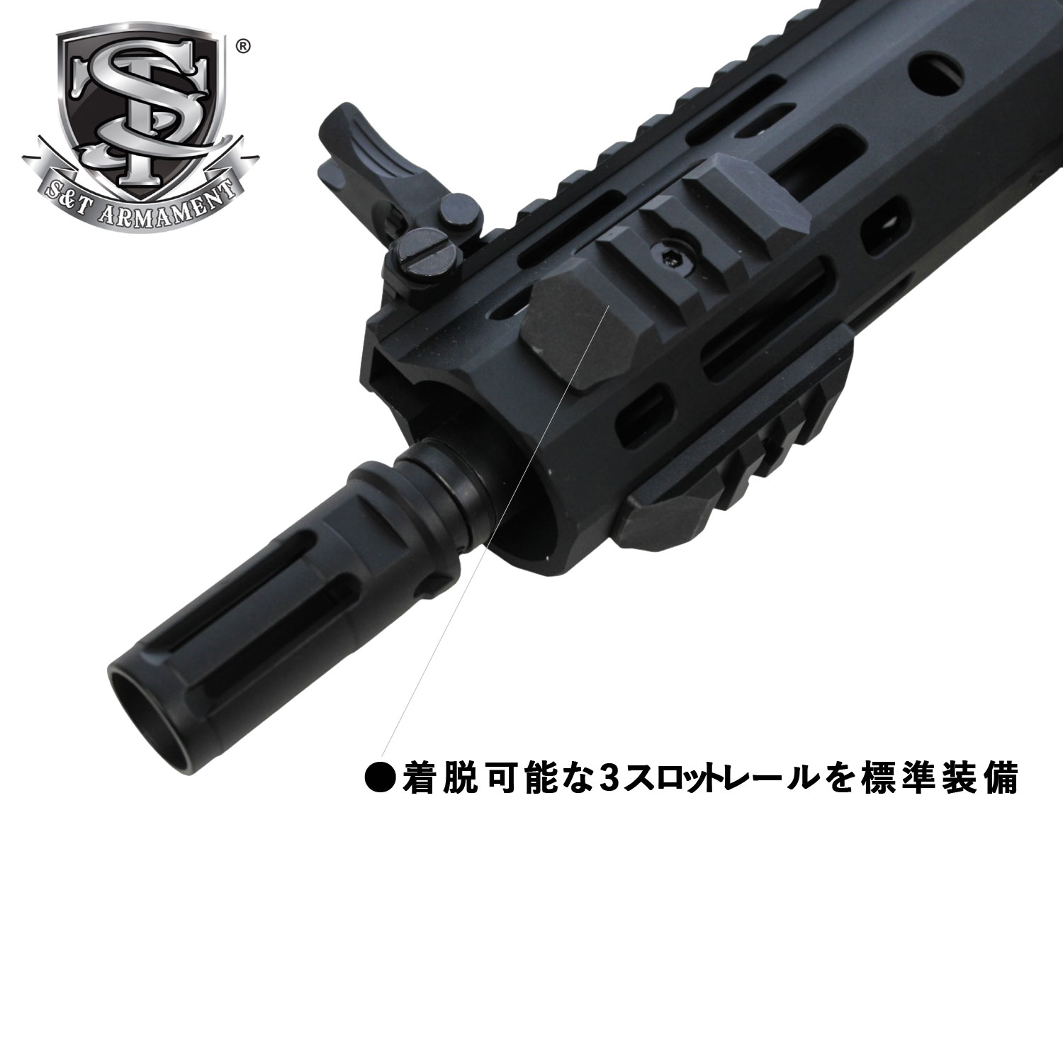 S&T M4 URX4 M-LOK PDW-S �����󥸥㡼�饤�� G3��ư����BK(COLT���)���Żҥȥꥬ�������ƥ���ܡˡ�180���ְ¿��ݾڤĤ���
