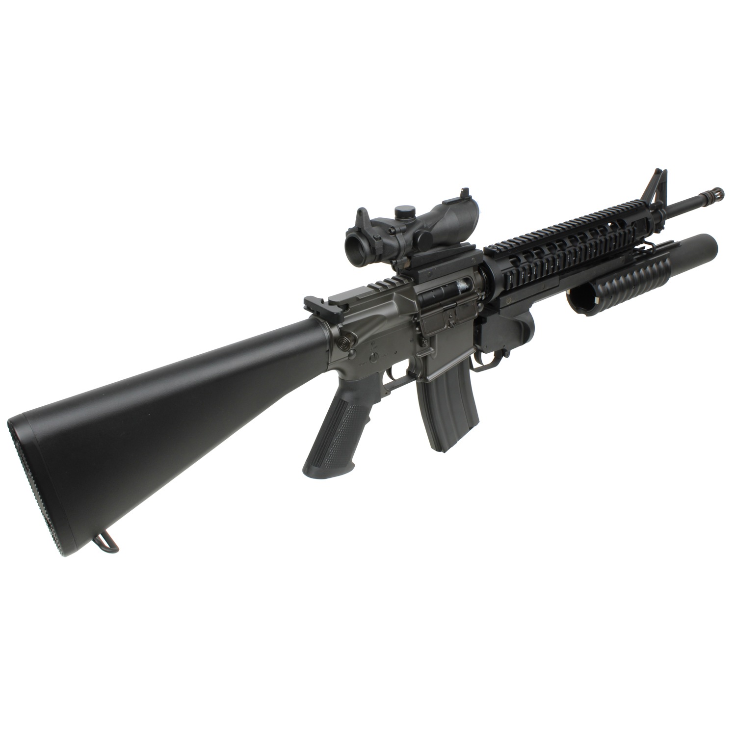 M16  電動ガン CYMA M16A4 M5RAS フルメタル電動ガン with M203 ナイロングレネード