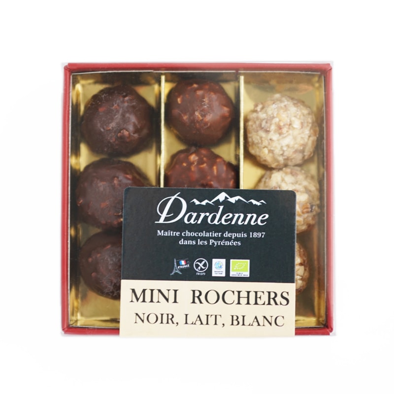 プラリネ ロシェ 【フランス ダーデン社】 3種アソート9個入り