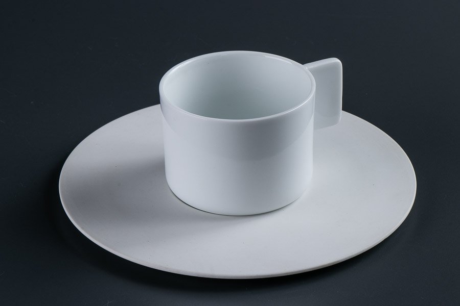 1616 / arita japan CoffeCup  Saucer White ҡåץɥ 1 SB54