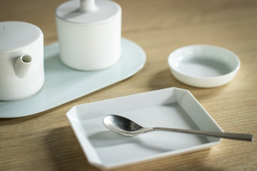 ��1616 / arita japan�� Square Plate 130 White ���������ץ졼�� 1�� TY2