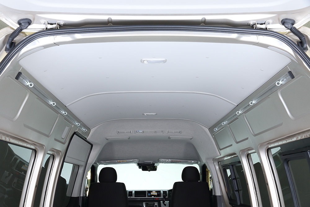 ハイエース 200系 スーパーロングバンDX専用 アルミスライドバー