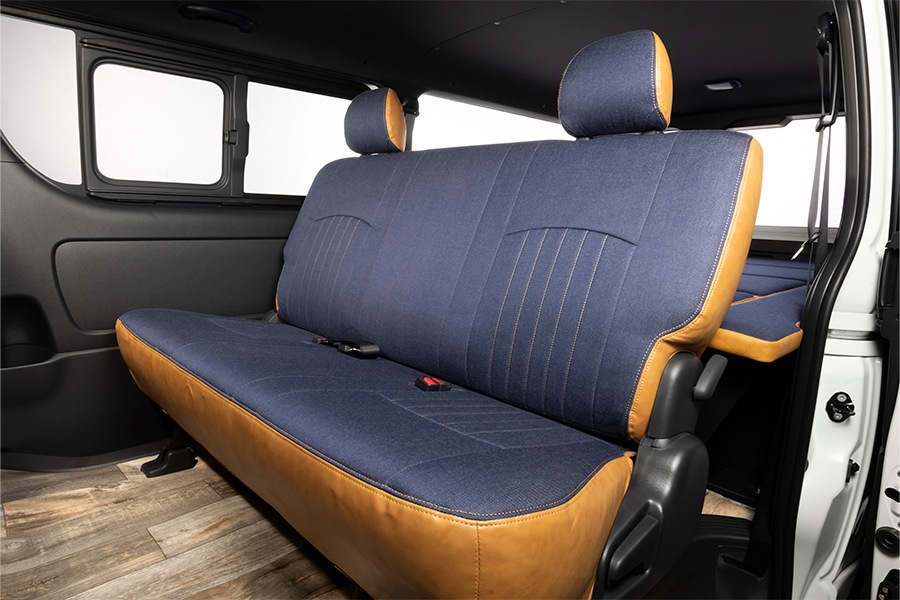 ハイエース200系 <br>デニムシートカバー(ヴァンツアラー）