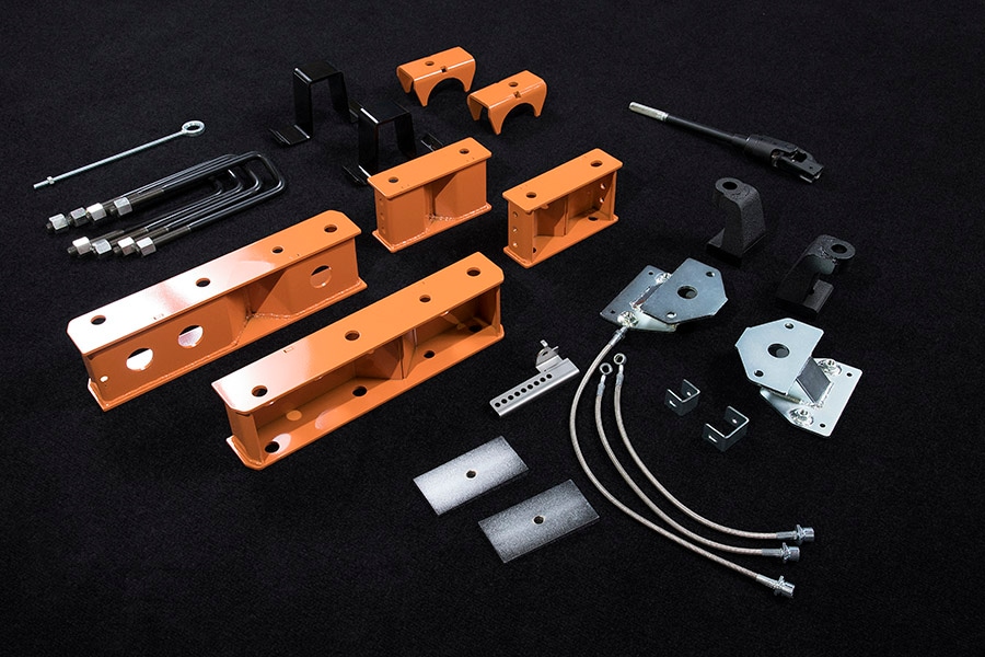 ハイエース 200系<br>2WD/4WD 標準ボディ/ワイドボディ<br> 6インチリフトアップキット フルセット