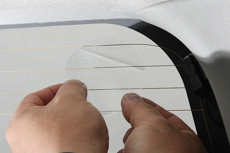 ハイエース 200系<br>遮光パッド専用の吸盤用ベースシール (10枚入り)