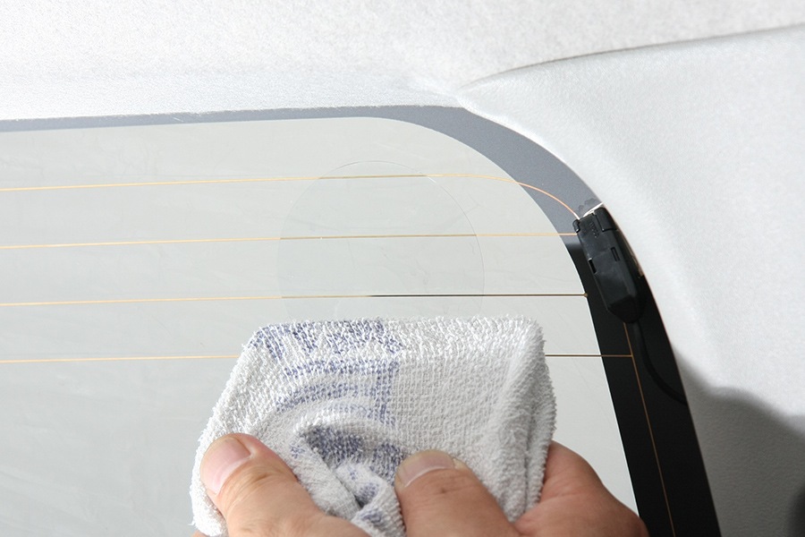 ハイエース 200系<br>遮光パッド専用の吸盤用ベースシール (10枚入り)