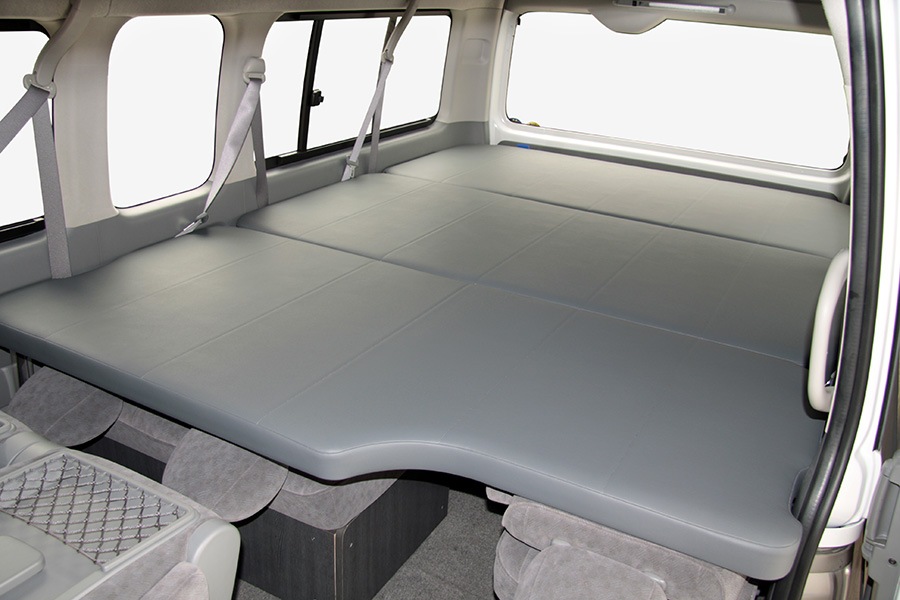 ハイエース 200系 グランドキャビン用<br>マルチウェイ ワゴンベッドキット<br>※ベッドカラーはブラックのみ