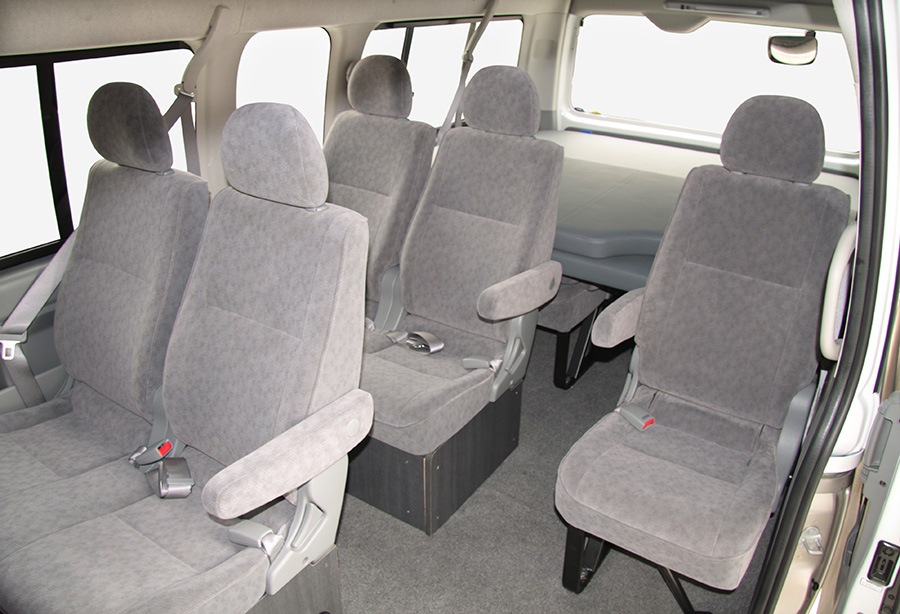 ハイエース 200系 グランドキャビン用<br>マルチウェイ ワゴンベッドキット<br>※ベッドカラーはブラックのみ