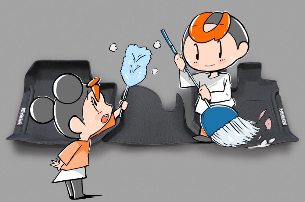 ハイエース 200系<br>3Dラバーマット フロント 3ピース