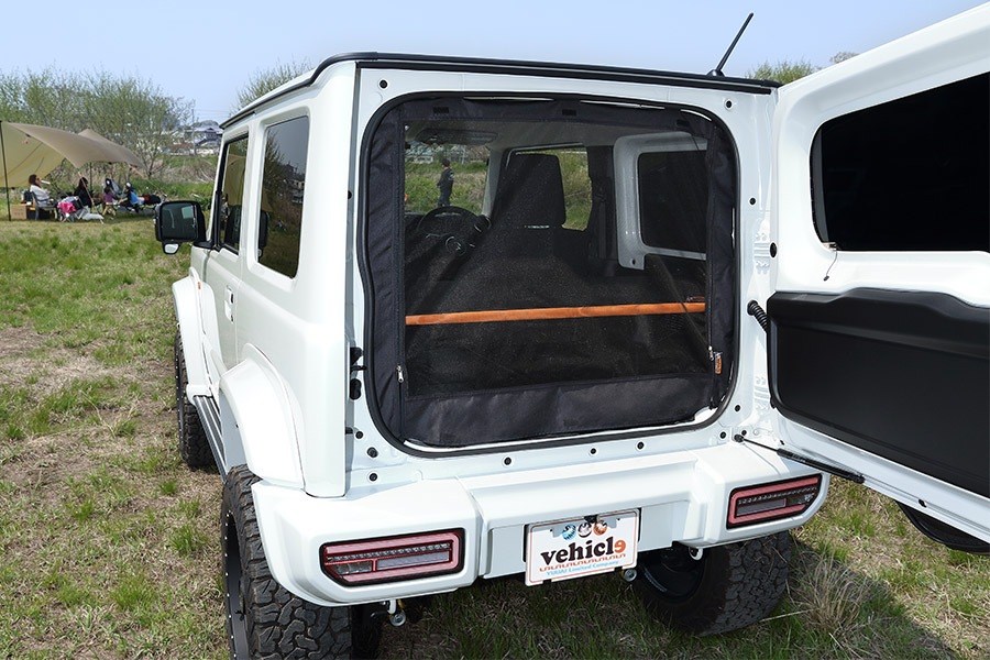 ジムニー<br>虫除け 防虫ネット リアゲート 1面