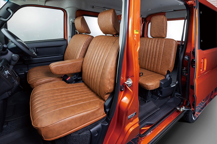 ダイハツ アトレー S700系/RS/X専用　ヴィンテージシートカバー