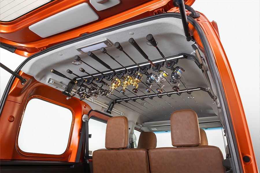 ダイハツ アトレー <br>アルミスライドバー専用　ロッドホルダー(S700系/RS/X専用)